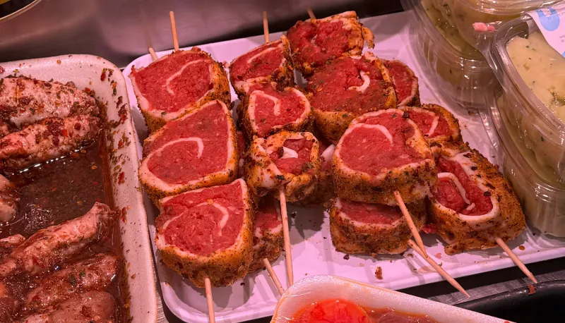 Piruletas de ternera
